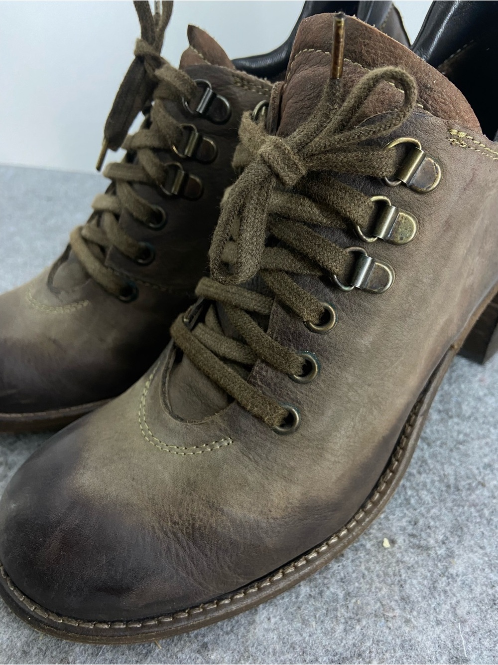 Area Forte Italian Leather Heeled Ankle Boots Women’s Size 40 or US 9-9.5 - Picture 10 of 10